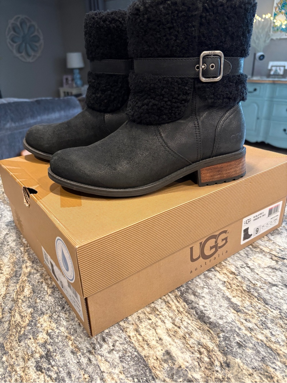 UGG Black Suede Blayre II Boot